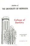 Bulletin of the College of Dentistry, 1962-1963