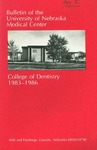 Bulletin of the College of Dentistry, 1983-1986