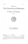 Bulletin of the University of Nebraska: Annual Catalog of the College of Medicine, 1938-1939 by University of Nebraska College of Medicine