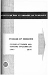 Bulletin of the University of Nebraska: Annual Catalog of the College of Medicine, 1949-1950 by University of Nebraska College of Medicine