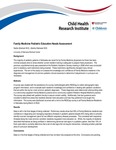 Family Medicine Pediatric Education Needs Assessment by Nadia Abraham M.D. and Aleisha Nabower M.D.
