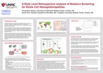 A State-Level Retrospective Analysis of Newborn Screening for Sickle Cell Hemoglobinopathies by Amissabah Kanley, Sarah Aurit, and Maryam Gbadamosi-Akindele
