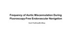 Frequency of Aortic Miscannulation During Fluoroscopy-Free Endovascular Navigation