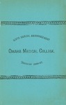 Sixth Annual Announcement of the Omaha Medical College Session 1886-1887 by Omaha Medical College