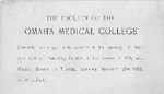 Invitation to the Opening of the New College Building