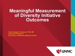 Meaningful Measurement of Diversity Initiative Outcomes