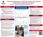 Preliminary Assessment of HABIT for Children with Unilateral Cerebral Palsy Using Fidelity Measures by Julia Wegiel, Allie Boothe, James Gehringer, and Andrea Baraldi Cunha