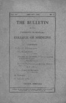 The Bulletin of the University of Nebraska College of Medicine, Volume 04, No. 1, 1909