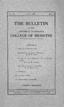 The Bulletin of the University of Nebraska College of Medicine, Volume 04, No. 3, 1909